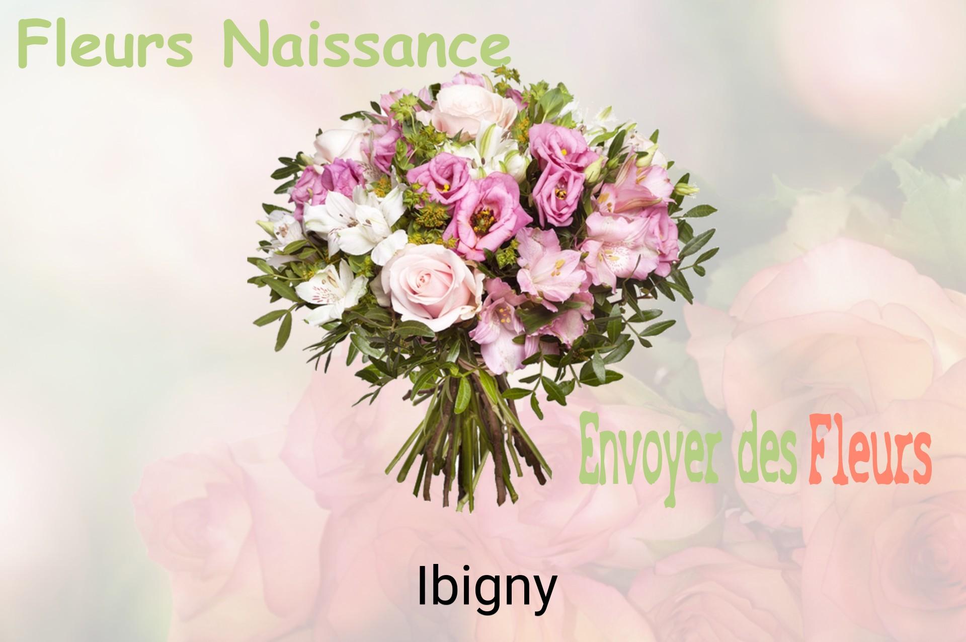 Bouquet de fleurs de naissance livré à Ibigny